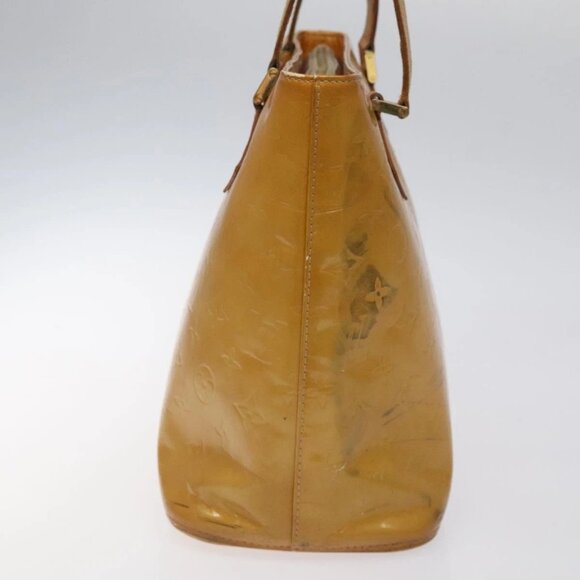 LOUIS VUITTON Monogram Vernis Houston Hand Bag Beige - Picture 3 of 14
